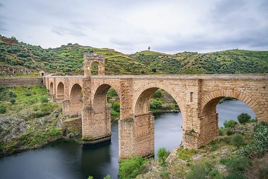 Roman bridge at Alcantara, in Extremadura, Spain