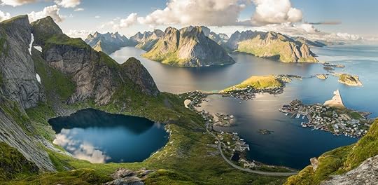 Lofoten Islands landscape, Norway