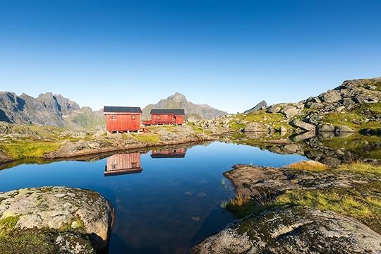 Munkebu mountain in Lofoten, Norway
