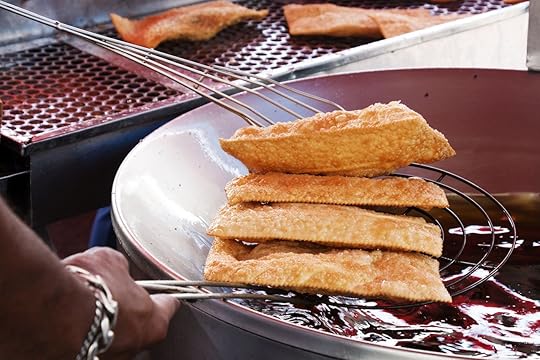 The famous Brazilian Pasty fried, called Pastel in Portuguese