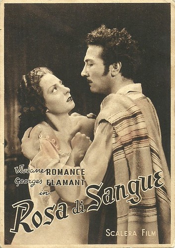Viviane Romance and Georges Flamant in Rose di sangue (1940)