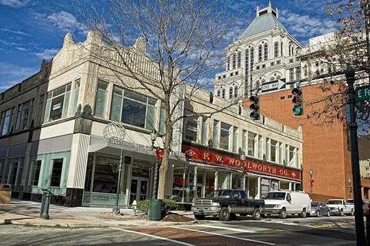FW Woolworth CO building in Greensboro