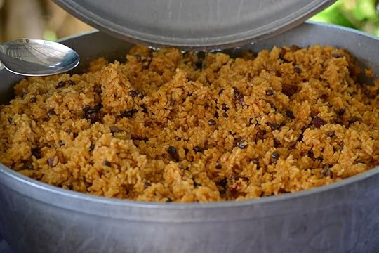 Rice with pigeon peas arroz con gandules