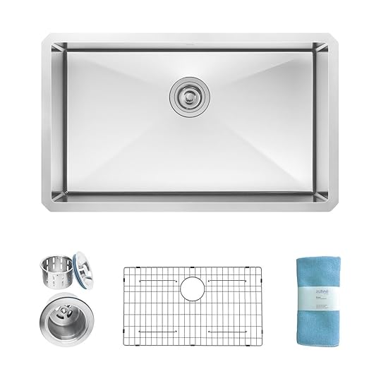 Single Undermount Kitchen Sink Zuhne Modena 28 Inch Undermount Single Bowl 16 Gauge Handmade