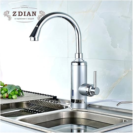 Sognare Temperature Display Instant Hot Water Tap Tankless Electric Water Heater for Kitchen Sink