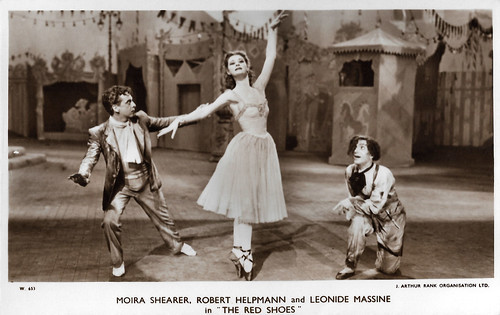 Moira Shearer, Robert Helpmann and Leonide Massine in The Red Shoes (1948)