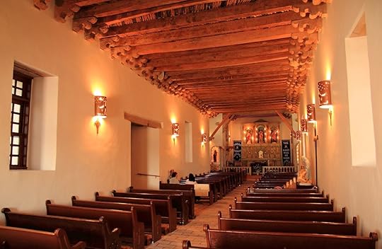 Mission Socorro, with its fine architectural interior, is one of the three historic missions along with the El Paso Mission Trail