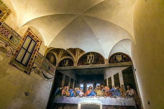 The Last Supper by Leonardo da Vinci in the refectory of the Convent of Santa Maria delle Grazie