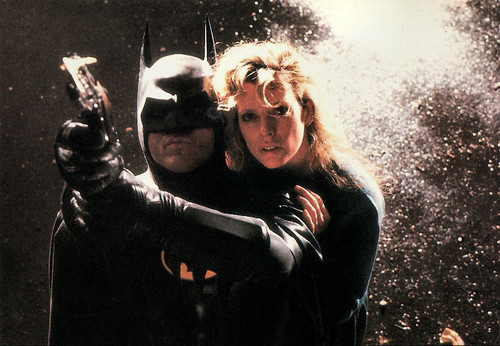 Michael Keaton and Kim Basinger in Batman (1989)