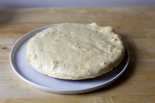 slide onto a plate for easier flipping