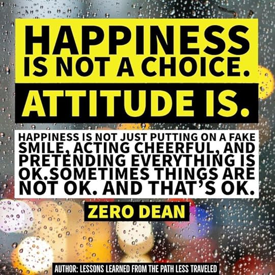 Happiness is not just putting on a fake smile & pretending