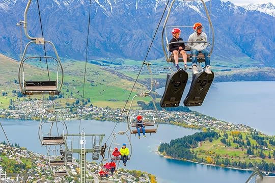 Fun riders on their way to Lake Wakatipu and Queenstown