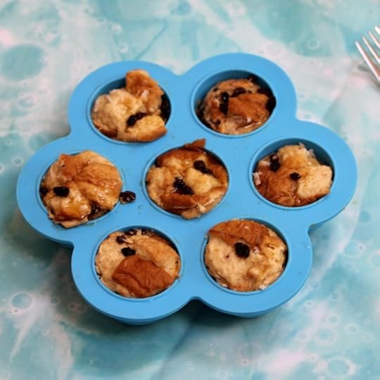 Mini Rum and Raisin Bread Puddings