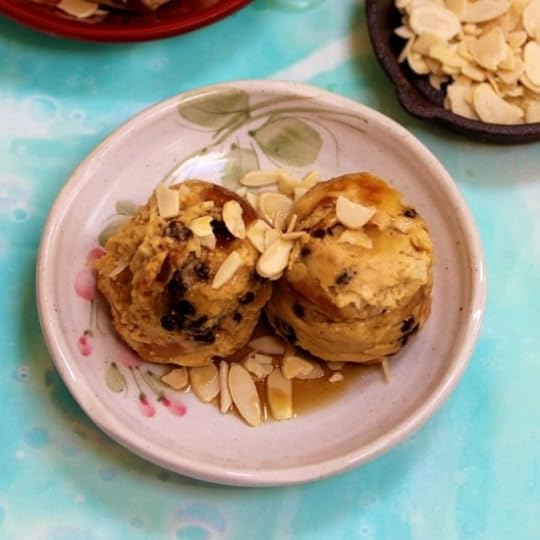 Mini Rum and Raisin Bread Pudding Bites