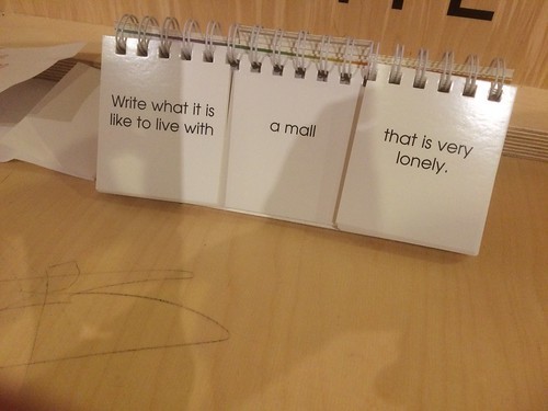 flip each section for a diff. story prompt