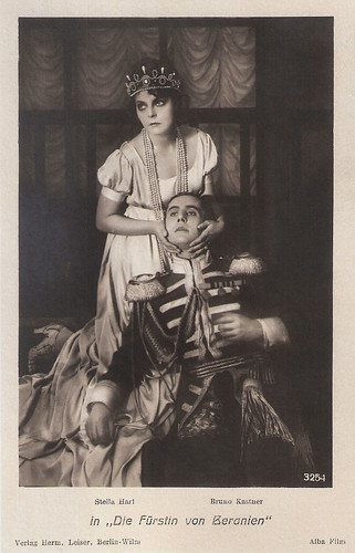 Stella Harf and Bruno Kastner in Die Fürstin von Beranien (1918)