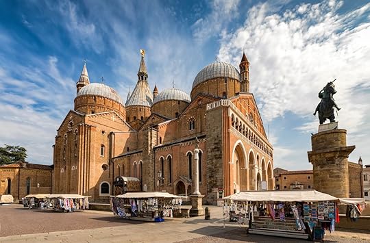 The Basilica di Sant'Antonio in Padova, Italy, one has summer day