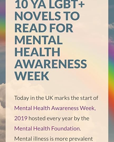 I am delighted that #YAlit author Jamie Deacon, who also writes about #LGBTQIA teens who struggle, included SCARS in their list of 10 YA LGBT+ Novels To Read For Mental Health Awareness Week. You can check out all their recommended books as well as the books they’ve written at http://www.jamiedeacon.com/10-ya-lgbt-novels-to-read-for-mental-health-awareness-week/<br /><br />#yalgbtbooks #yalgbtq #YAlitmentalhealth #mentalhealth #mentalhealthawareness #stigma #letstalkaboutit #letstalkaboutmentalhealth #youareenough<br />#jamiedeacon<br />#cherylrainfield #YAwriter #LGBTQwriter #booknerd #bookworm #ireadYA #survivor #feminist #YAlit #YAbooks #bookstagram #bookrecs #bookrecommendations #booklove