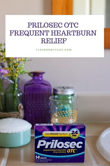 Prilosec OTC box on bathroom counter