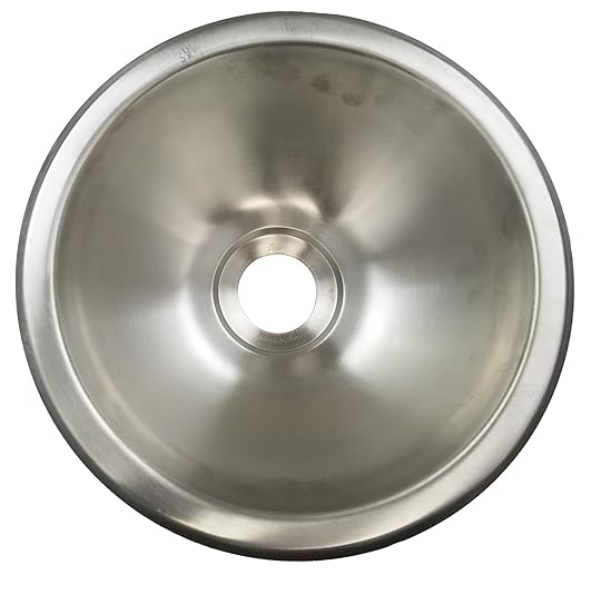 Round Kitchen Sink Bowl Ssrd 10 22 10" Round Stainless Steel Sink Single Bowl by Heng S