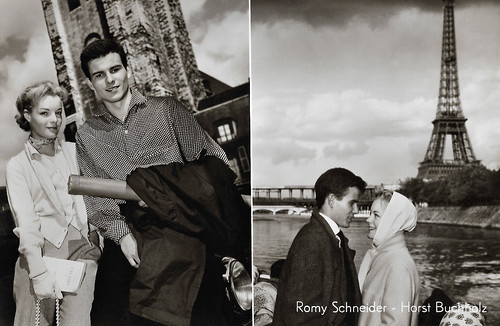 Romy Schneider and Horst Buchholz in Monpti (1957)