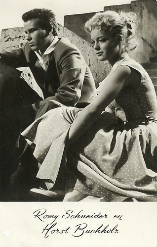 Romy Schneider and Horst Buchholz in Monpti (1957)