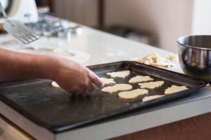 Baking cookies make memories