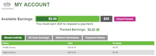 InboxDollars review: InboxDollars first earnings