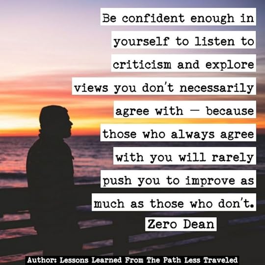 Saved by criticism