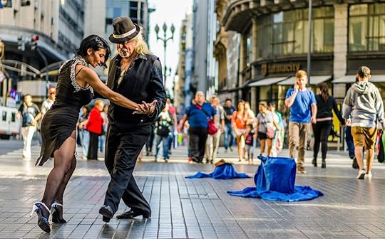 Tango dancers in Buenos Aires