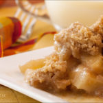 Salted Caramel Apple Crisp