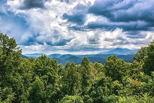 Looking east from Newfound Gap, Tennessee
