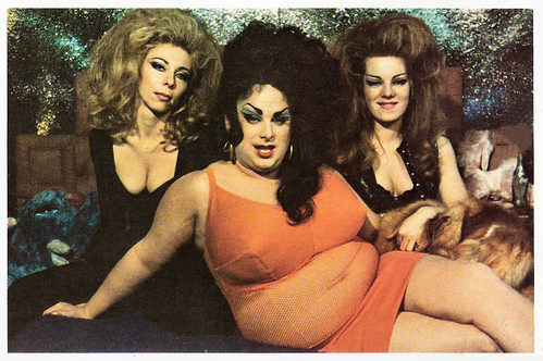 Divine, Cookie Mueller, and Susan Walsh in Female Trouble (1974)