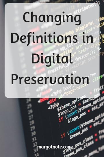 Preserve, Curate, or Steward? Changing Definitions in Digital Preservation
