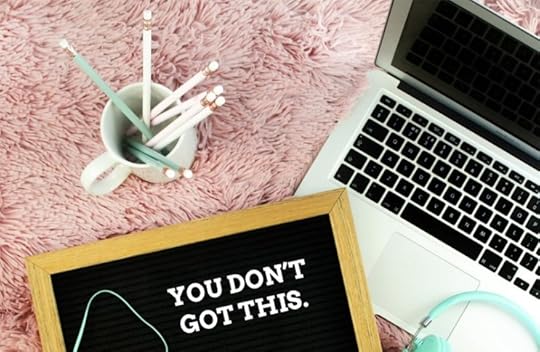 Letterboard with the text 