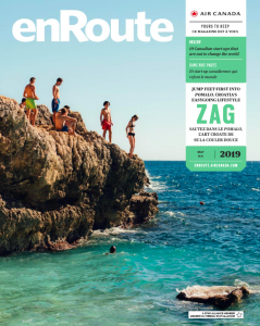 EnRoute Magazine Air Canada May 2019 Lisa Niver's story Connect the Bots!