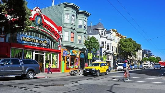 Colorful stores in Haight Street