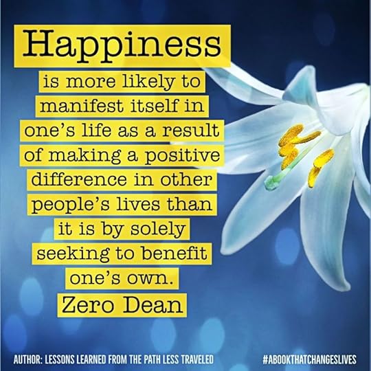 Happiness is more likely to manifest itself...