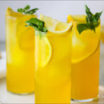 Turmeric Ginger Iced Tea and Lemon Spritzer