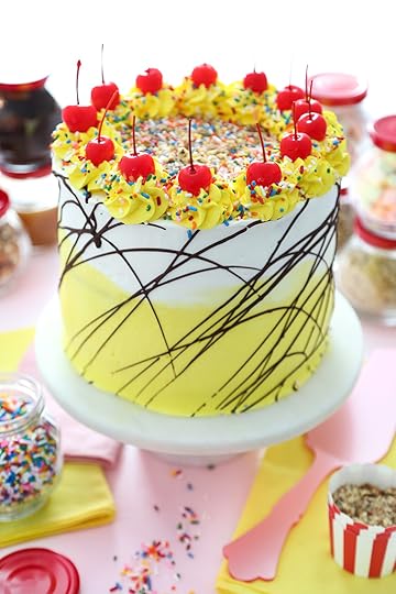 Banana Split Ice Cream Cake