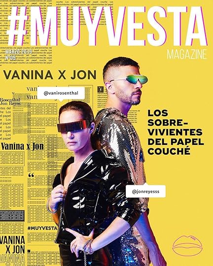 Portada de Muy Vesta Magazine con Vanina Rosenthal y Jon Reyes