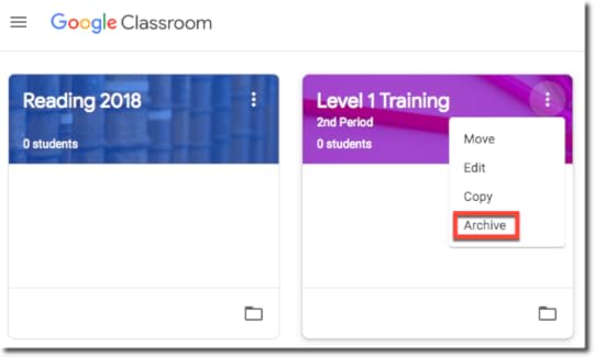 Google Classroom Cleanup Tips for the End of the Year