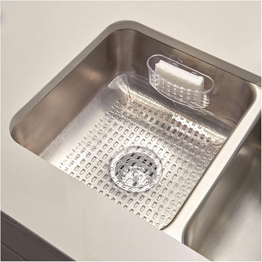 Plastic Kitchen Sink Interdesign Basic Sink Mat Sink Protector Ideal for Drying Dishes