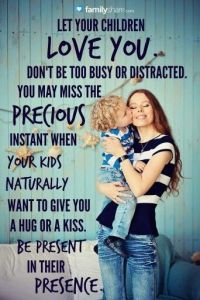being present