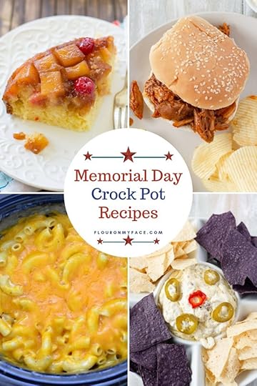 Collage photo of 4 Memorial Day Crock Pot Recipes