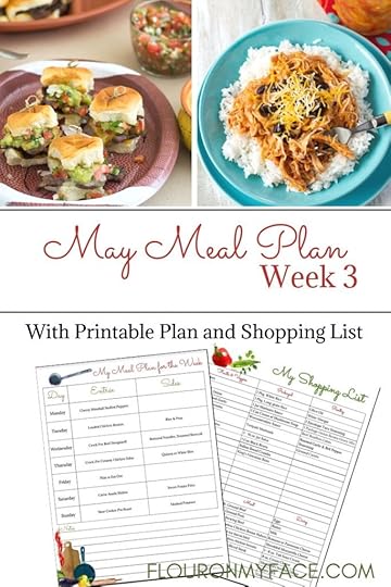 May Weekly Meal Plan 3 preview image.