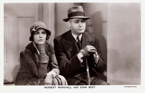 Edna Best and Herbert Marshall