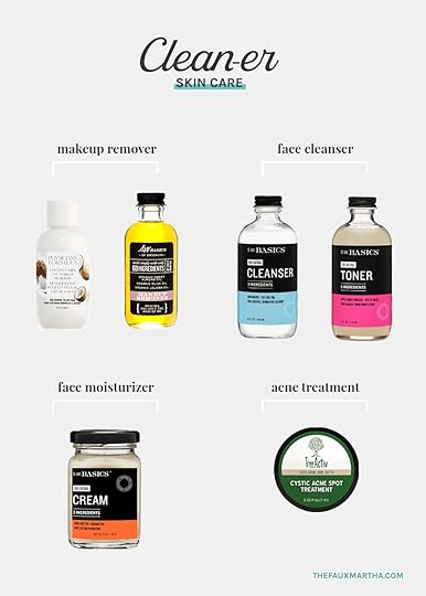 Cleaner skin care products from the faux martha