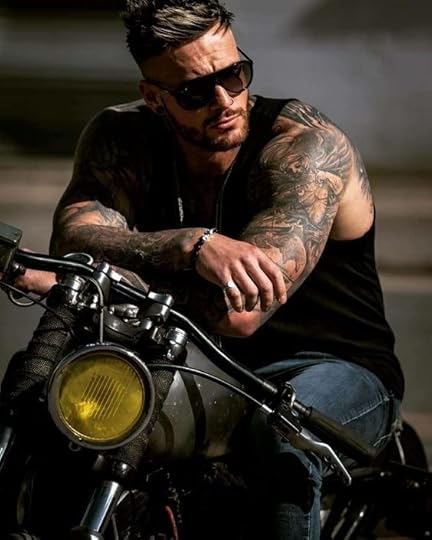 sexy male biker