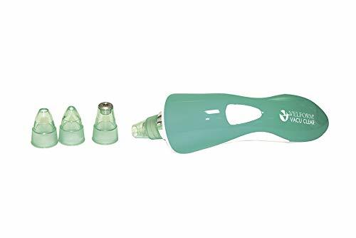BEST DIRECT Velform Vacu Clear As seens on TV Aspirateur point noirs 4 en 1 Exctracteur de point noirs Nettoyant les points noirs Enlever les point noirs Eliminer les Acnés Retirer les Blackheads